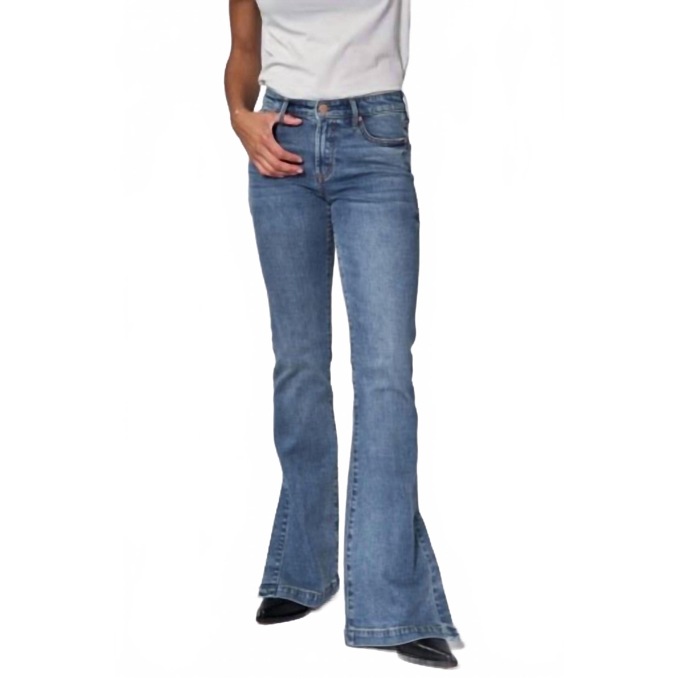New Dear John Denim Rosa Flare Leg Jean In Fontana